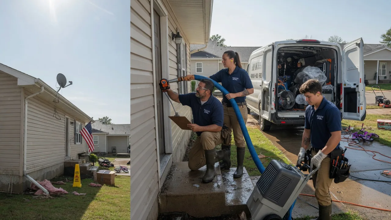Ceiling Water Damage Restoration in Oxly, MO near me